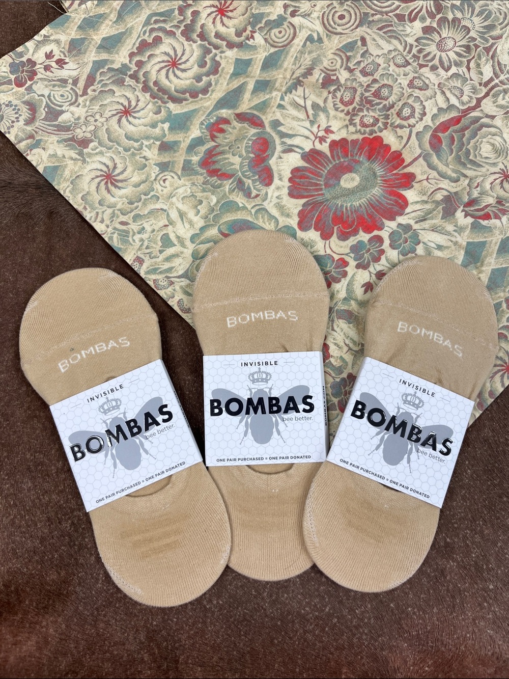 Bombas Invisible No Show 3 Pack Sz M Socks